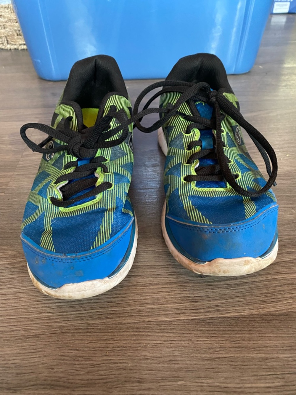 Men’s Champion Blue and Green Athletic Sneakers